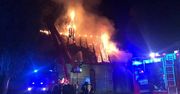 Pożar zabytkowego kościoła w Orłowie. Zniszczeniu uległa znaczna część dachu