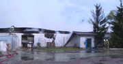 Pożar hali magazynowej w Zielonej Górze. Z ogniem walczył 20 zastępów straży pożarnej