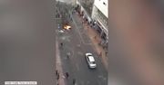 Rozpędzony samochód wjechał w grupę demonstrantów. Szokujące nagranie z Chile
