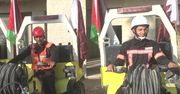 Palestyńscy strażacy otrzymali sprzęt ratowniczy i 22 pojazdy. Pomoc sfinansował emir Kataru