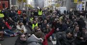 Taksówkarze ponownie wyszli na ulice Madrytu. Protestują przeciwko aplikacjom do zamawiania przejazdów