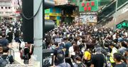 Mieszkańcy Hongkongu znowu wyszli na ulicę. Zablokowali drogę