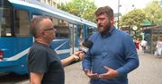 Zarządu Transportu Publicznego w Krakowie namawia pasażerów do chodzenia na piechotę