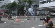 Policja użyła gumowych kul przeciw protestującym w Hongkongu
