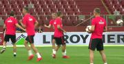 Kadrowicze trenowali na Stadionie Narodowym, gdzie w poniedziałek zmierzą się z Izraelem