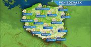 Na wschodzie kraju będzie pogodnie. Poza tym możliwe opady deszczu i burze