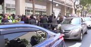 Protest przed siedzibą Ubera w San Francisco. Kierowcy domagają się wyższych stawek