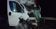 Dwie osoby zginęły w czołowym zderzeniu samochodów dostawczych na Podlasiu