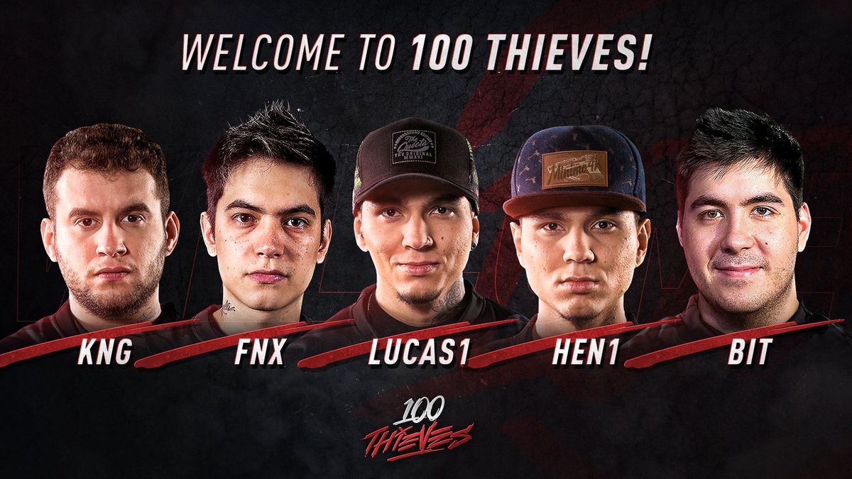 Drużyna 100 Thieves w CS:GO