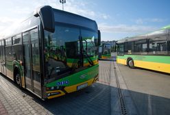 Autobusy i osobówka zderzyły się w Poznaniu. Ranny człowiek, tworzą się korki