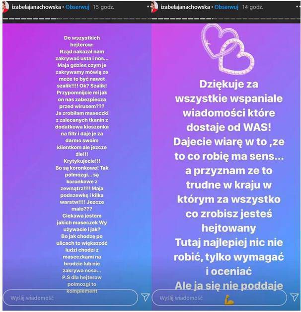 Janachowska odpowiada hejterom