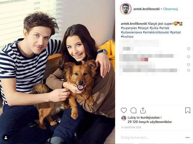 Antek Królikowski i Julia Wieniawa z Klasykiem