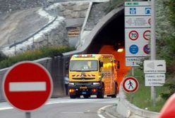 Pożar w alpejskim tunelu - dwie osoby nie żyją