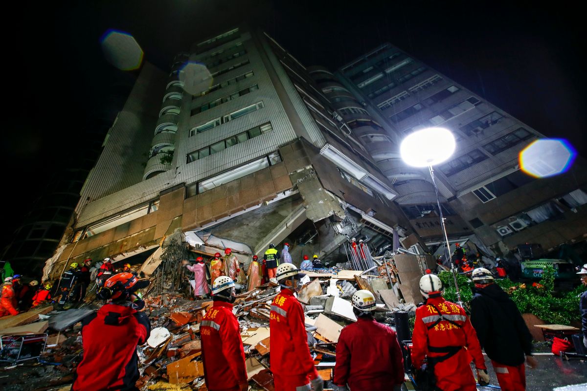 Trzęsienie ziemi na Tajwanie. Wzrosła liczba ofiar