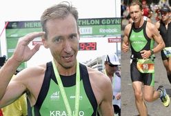 Piotr Kraśko wziął udział w gdyńskim triathlonie.