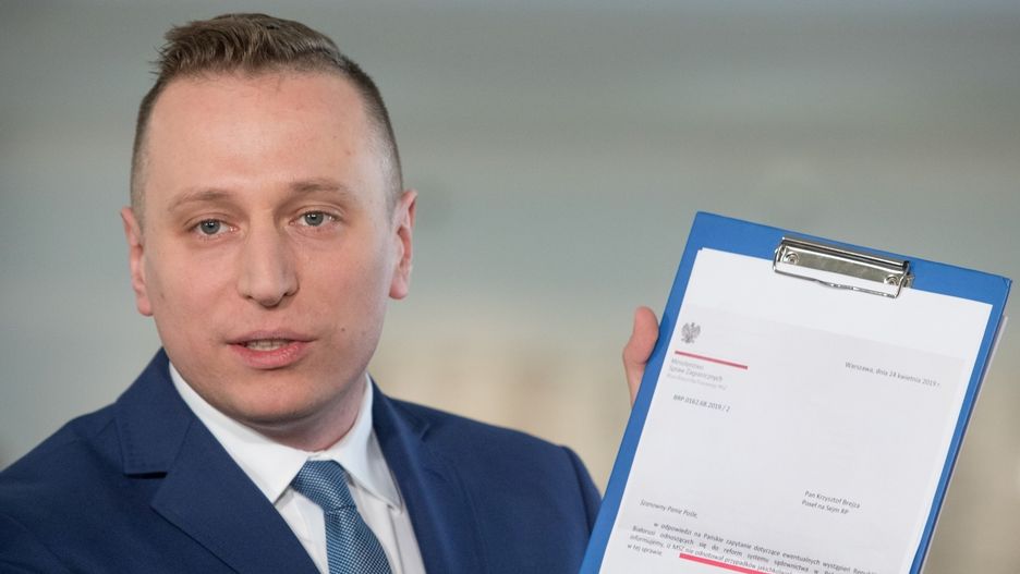 Według Krzysztofa Brejzy, Jarosław Kaczyński popełnił wykroczenie