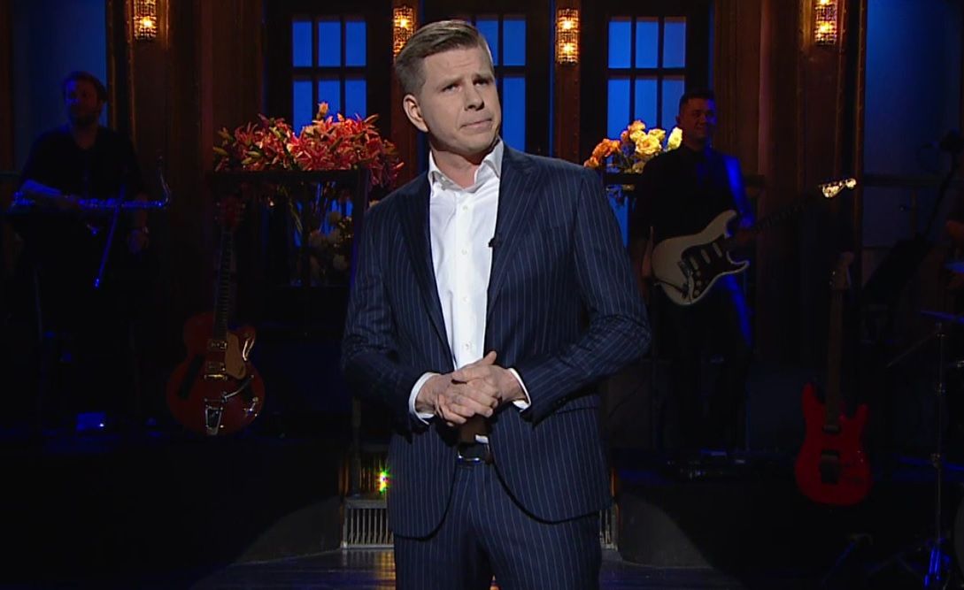 Filip Chajzer był gospodarzem dziewiątego odcinka "SNL Polska"