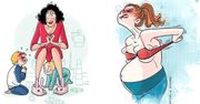 21 ilustracji dowodzących, że macierzyństwo to ciężkie zajęcie. Nawet praca prezydenta jest łatwiejsza