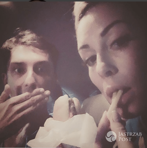 Małgorzata Rozenek je fast food
