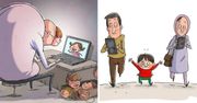 19 chwytających za serce ilustracji, które ujawniają brutalną prawdę o naszym świecie i społeczeństwie