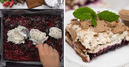 Ciasto Grzesiek bez pieczenia - inspirowane kultowym batonikiem