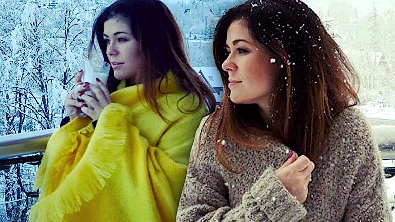 Kasia Cichopek sesja zimowa