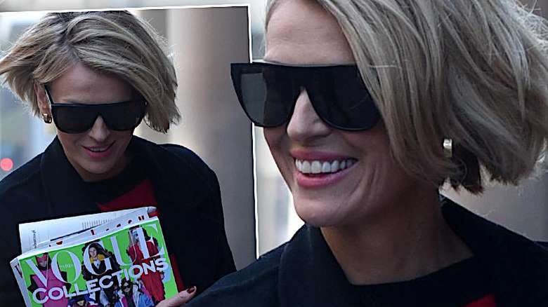 Magda Mołek z magazynem Vogue