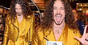 Michał Szpak cały na złoto promuje swoją nową płytę! Nieźle zaszalał z kreacją