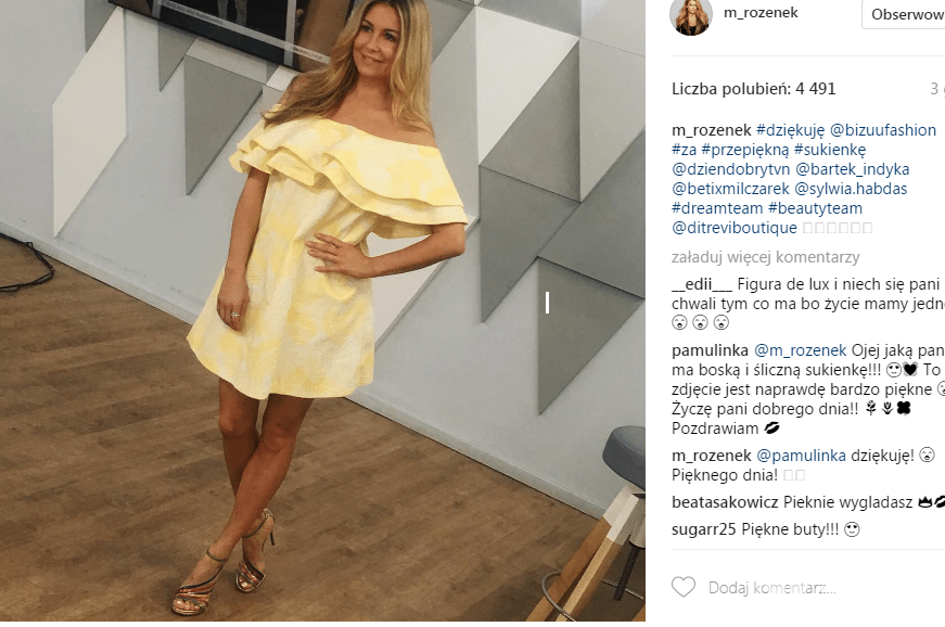 Małgorzata Rozenek Instagram