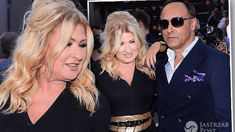 Beata Kozidrak z partnerem na imprezie Plejady