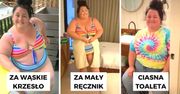 Młoda kobieta odkrywa karty i w komiczny sposób udowadnia, że hotele nie są przyjazne puszystym osobom