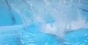 "Celebrity Splash": zobaczcie pierwszy skok z trampoliny do wody!