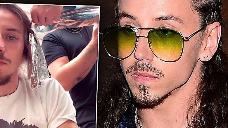 Michał Szpak przefarbował włosy na zielono