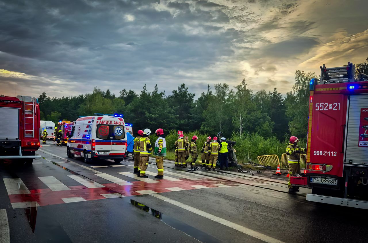 Poważny wypadek na skrzyżowaniu DK10 i DK 11 w Pile