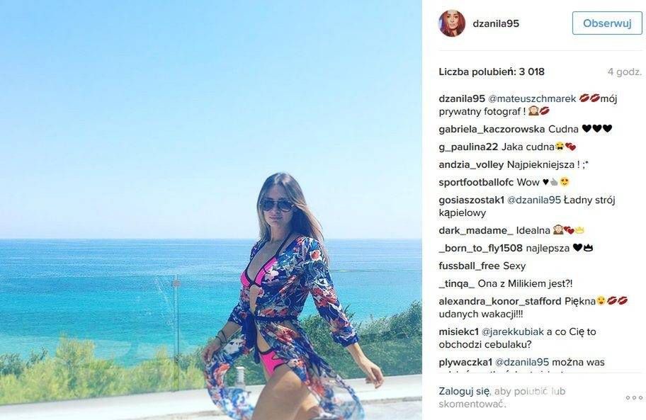 Arek Milik i Jessica Ziółek są na wakacjach w Grecji