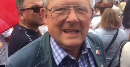Adam Michnik do reportera TVP Info: Ty skur...ynu