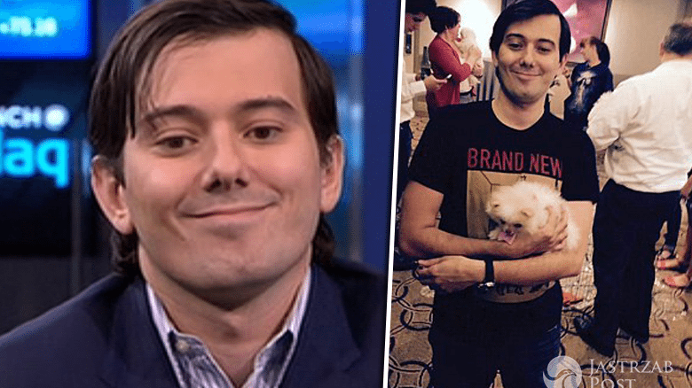 Martin Shkreli ubrudzony psią kupą