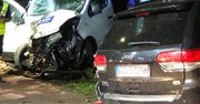 Poszkodowane dzieci w wypadku samochodu TVP. Dziewięć osób trafiło do szpitala