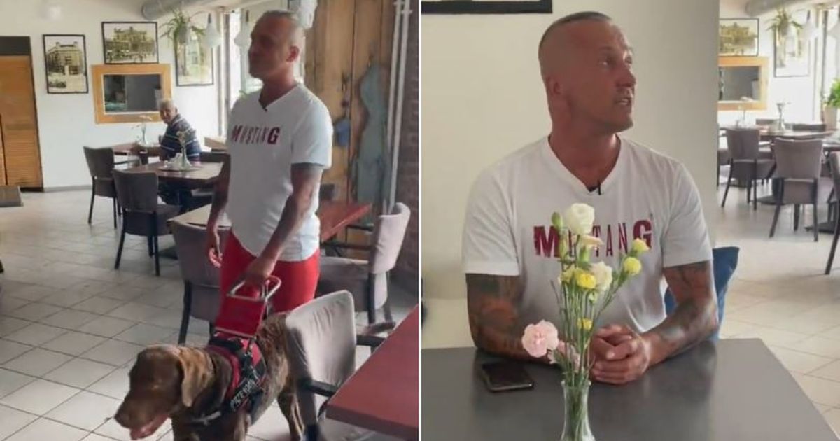 Niewidomy odwiedził restaurację. Nie uwierzysz, co zrobiła obsługa