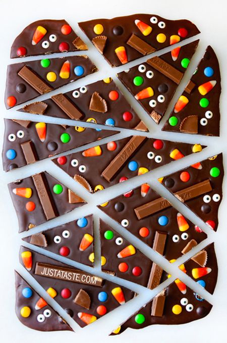 Halloween Candy Bark