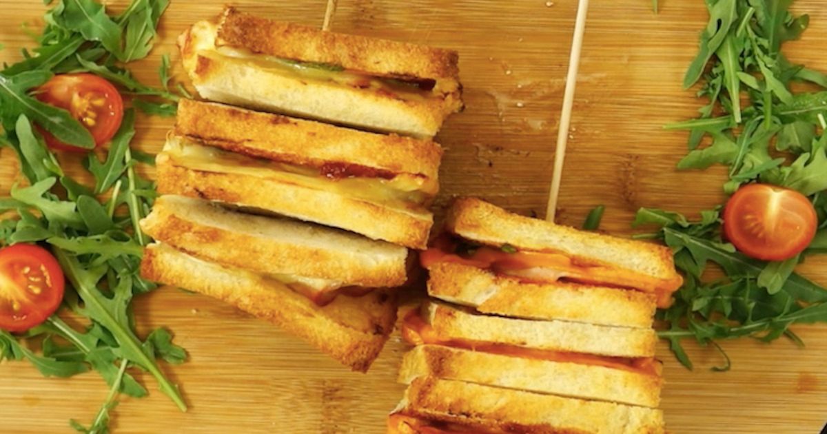 Pyszne szaszłyki z chleba tostowego