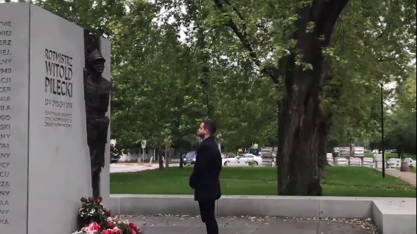 Patrick Ney nakręcił wideo o Witoldzie Pileckim