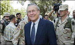 Rumsfeld niespodziewanie w Faludży