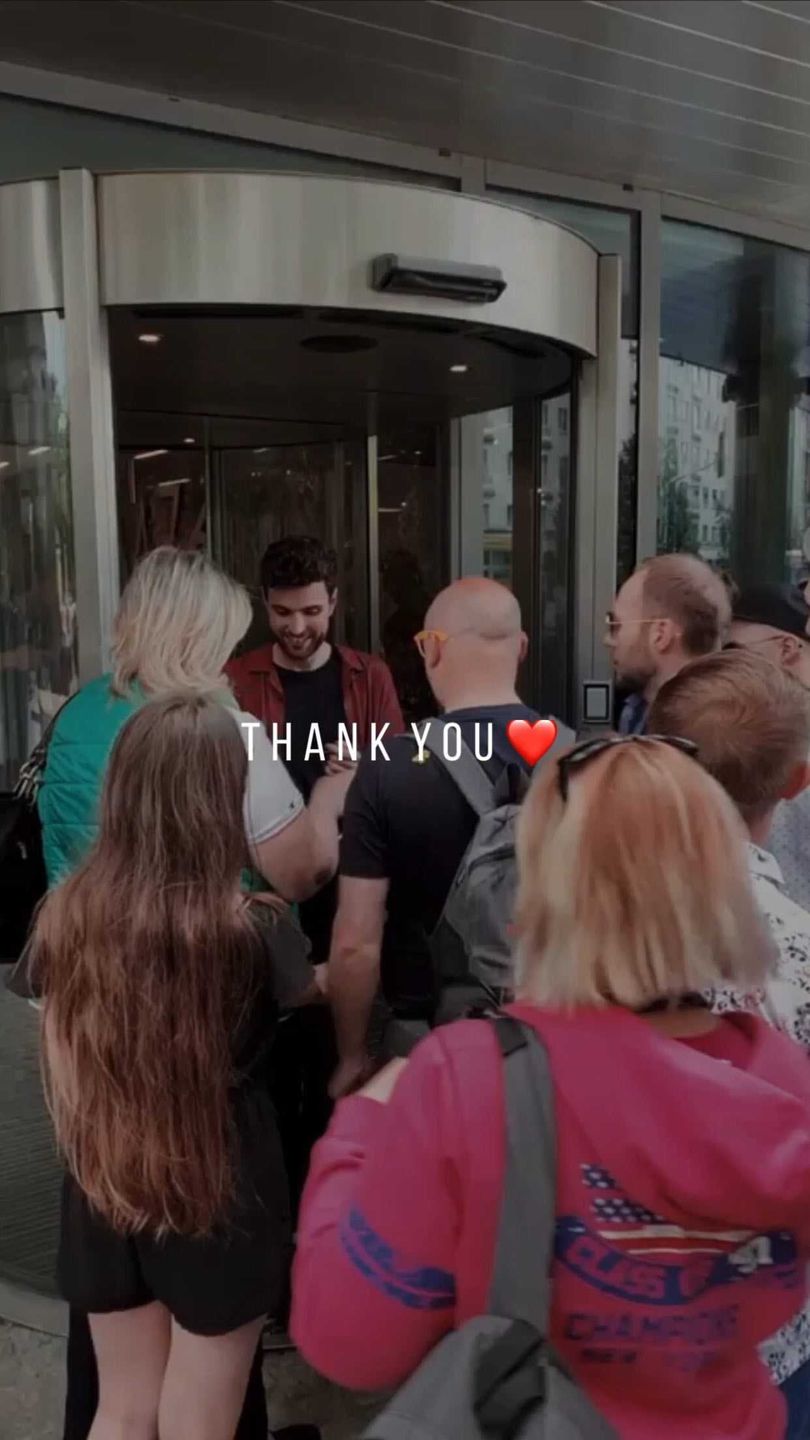 Duncan Laurence spotkał się z fanami