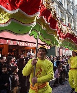 Na paryskich ulicach Chińczycy witają Nowy Rok