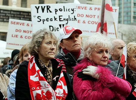 Demonstracje w związku ze śmiercią Polaka w Vancouver