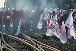 Górnicy zablokowali pociągi z rosyjskim węglem