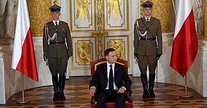 Prezydent odznaczony na Zamku Królewskim