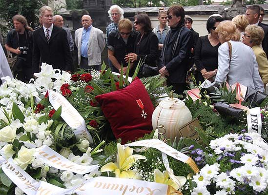 Pożegnanie Kasi Sobczyk na warszawskich Starych Powązkach