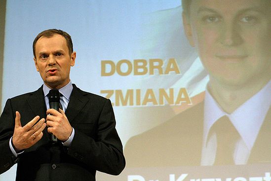 Tusk: przyjmuję wynik wyborów w Olsztynie ze spokojem
